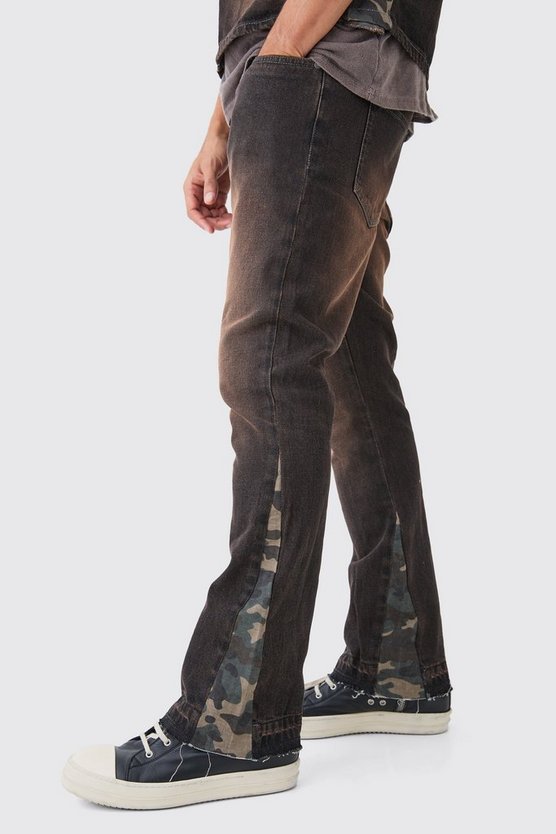 Slim-Fit Schlagjeans