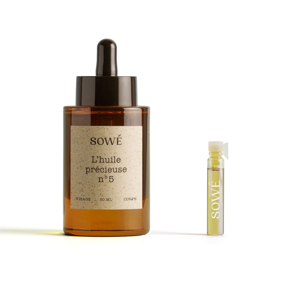 sowé botanic lab L'huile précieuse n°5 - CBD - Booster Detox - 50ml Huile visage et corps