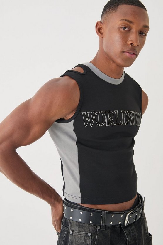 Geschnürtes Worldwide Tanktop
