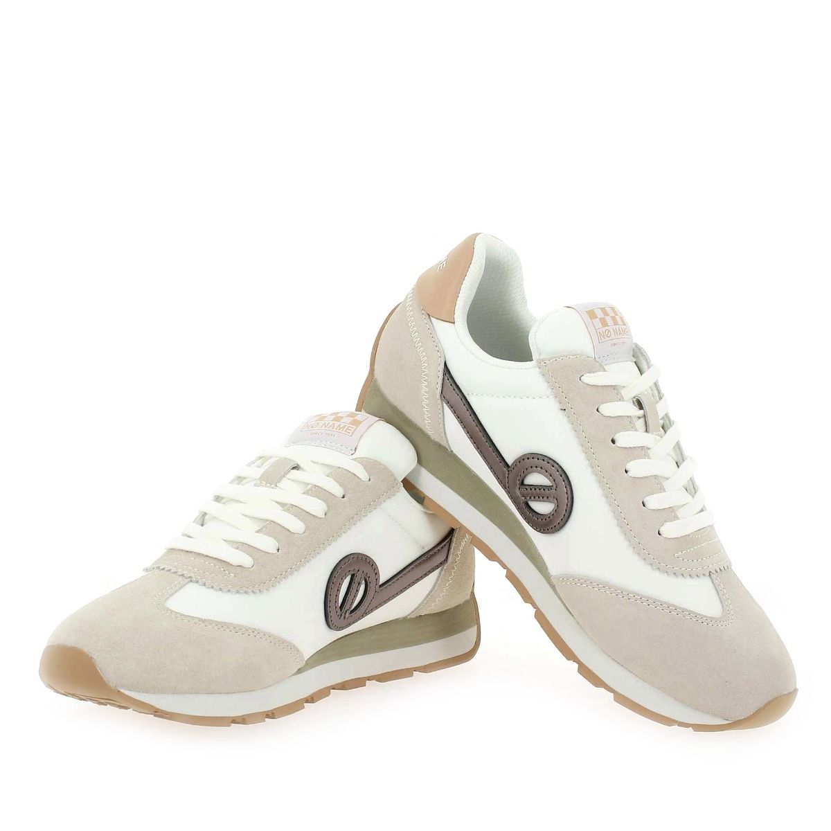No Name  CITY RUN JOGGER - Blanc Beige