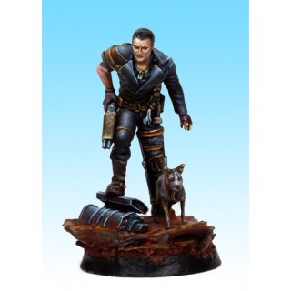Crazy Mel (shotgun, medium blade and metallic armour)