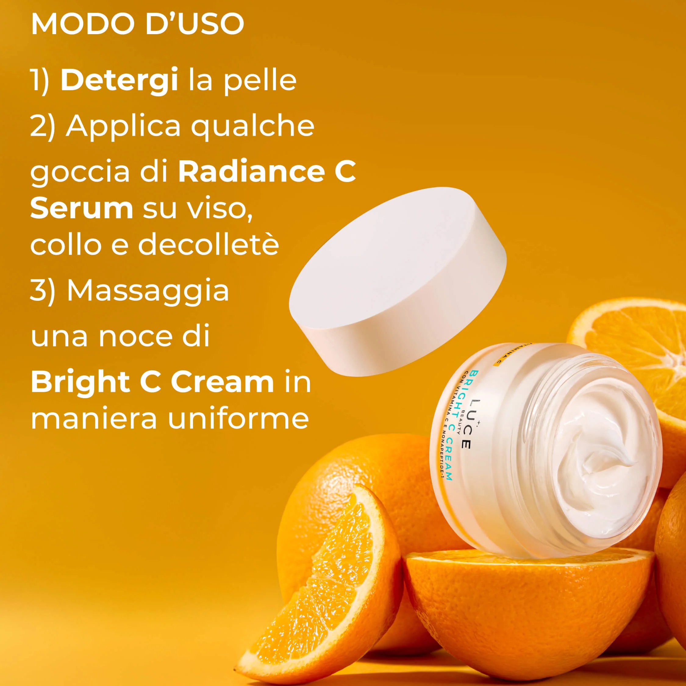 Crème Viso Bright C - Soin illuminateur visage 24 heures, Soin anti-rides visage 24 heures