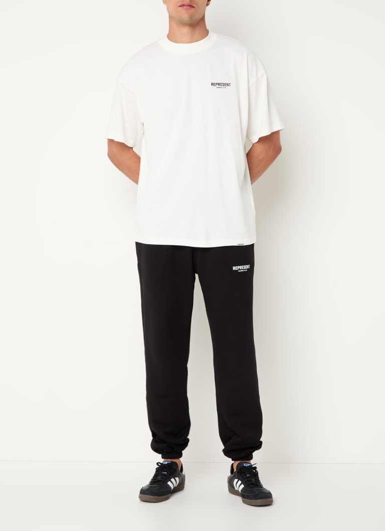 Pantaloni de jogging cu imprimeu Represent Owners Club cu logo și geantă laterală