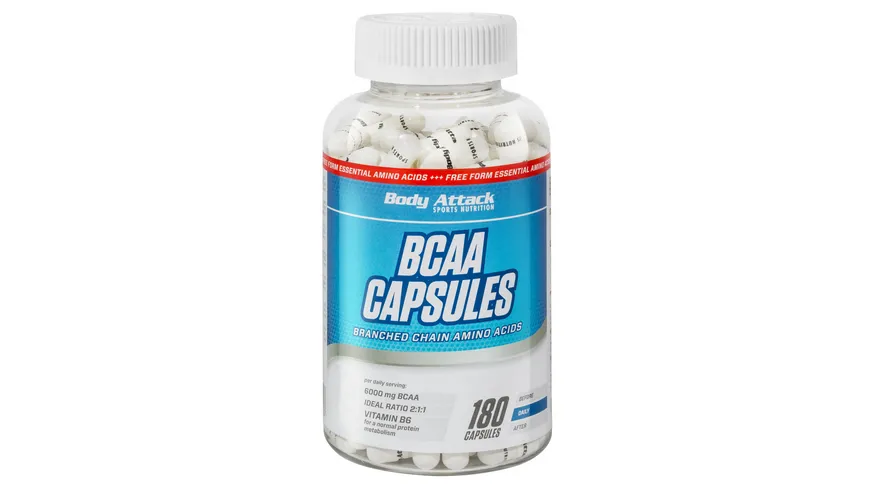 Body Attack BCAA 180 Capsules