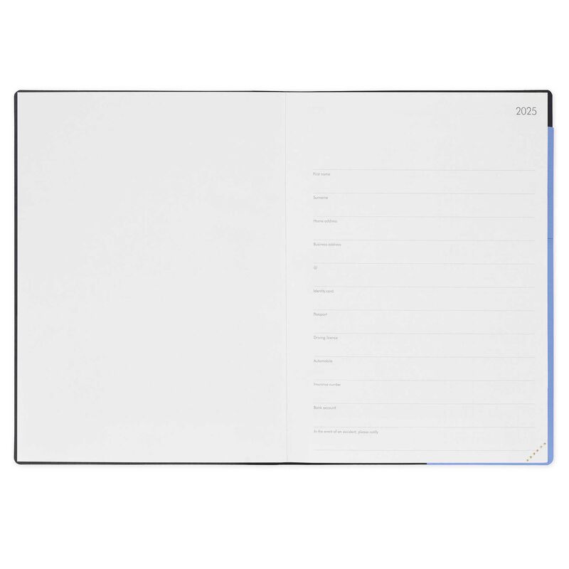 12-mesačný plánovač - týždenný prehľad - Maxi - 2025
