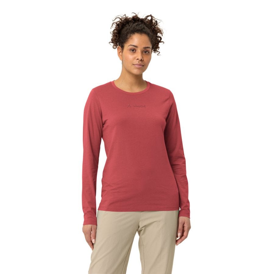 Logo Langarmshirt Damen