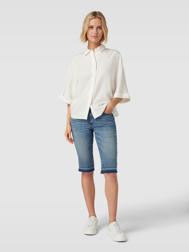 Bermudas in Denim-Optik in hellblau