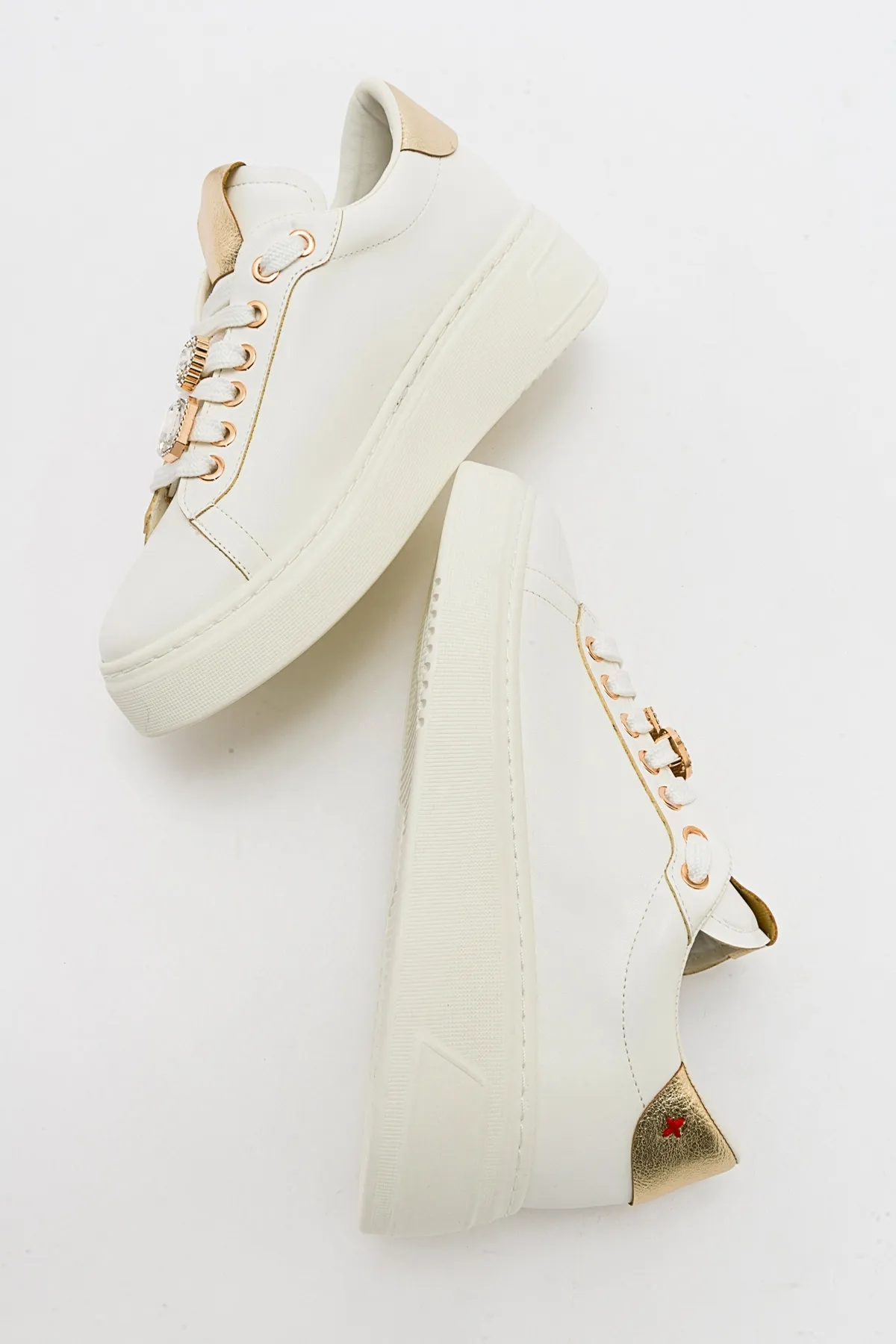 LuviShoes  ROMEU Weiße Sport-Sneaker für Damen