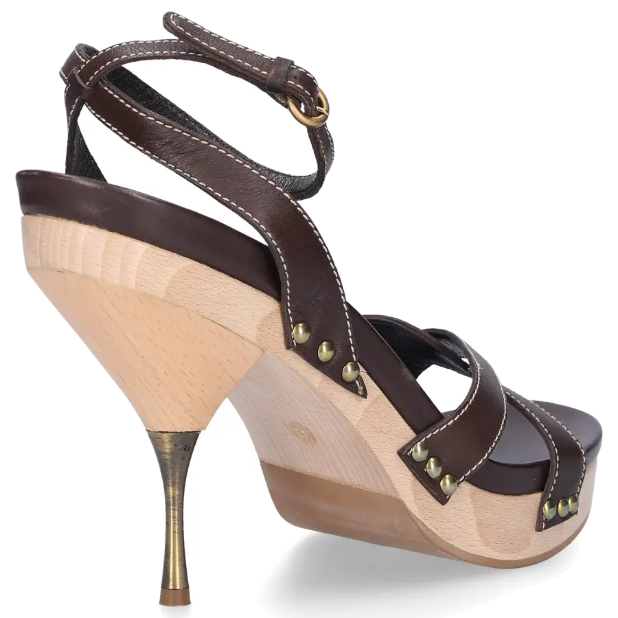 Miu Miu - Plateausandalen - braun