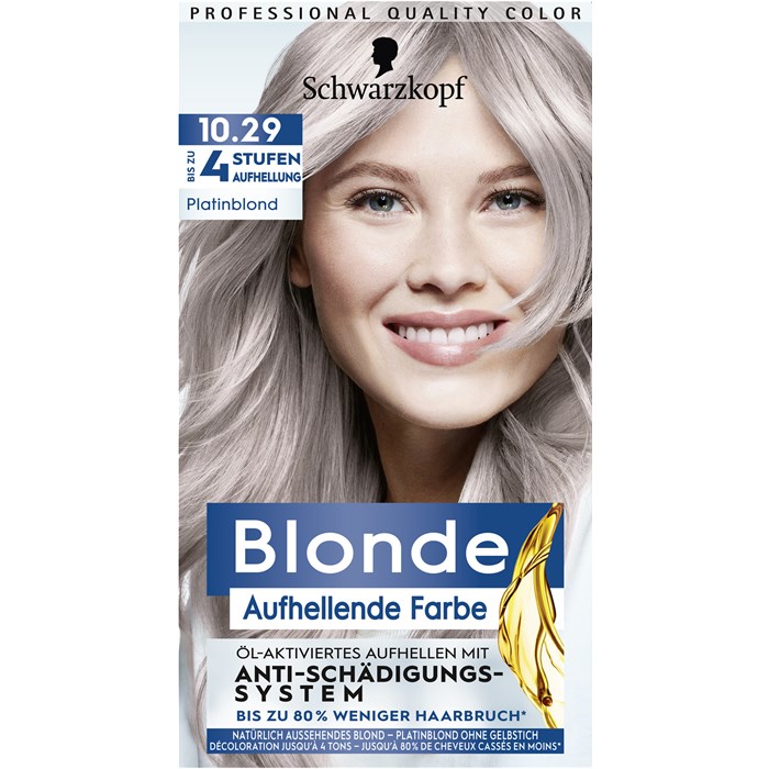 Aufhellende Farbe 10.29 Platinblond