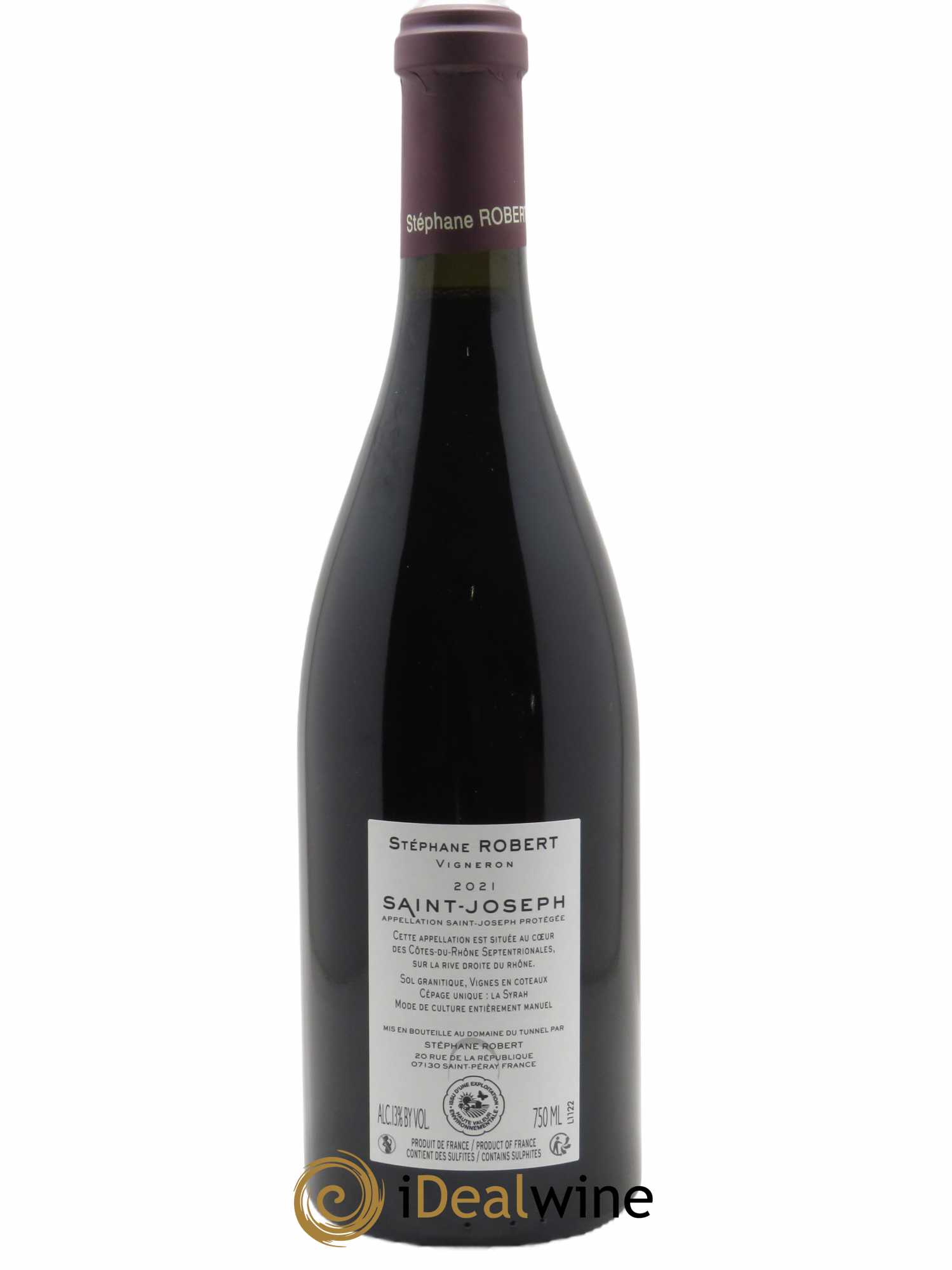 Saint-Joseph Tunnel (Domaine du)  2021 - Lot de 1 Bouteille