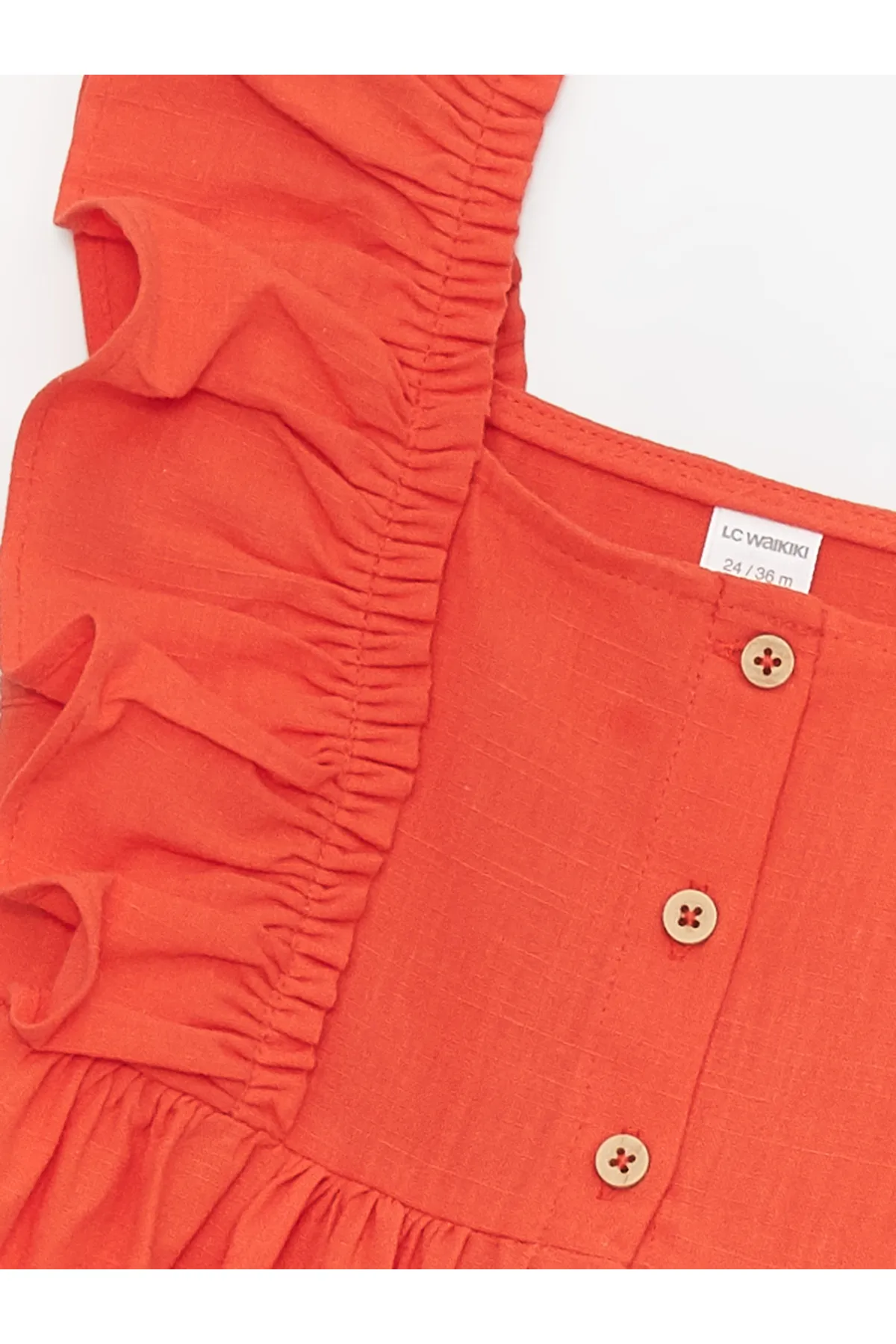 LC Waikiki  Kleid für Babymädchen mit quadratischem Kragen