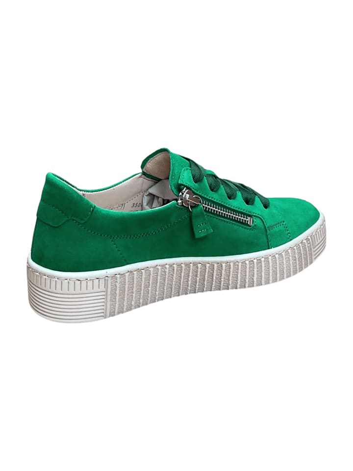 Gabor Plateau Schnürschuhe in Grün günstig kaufen