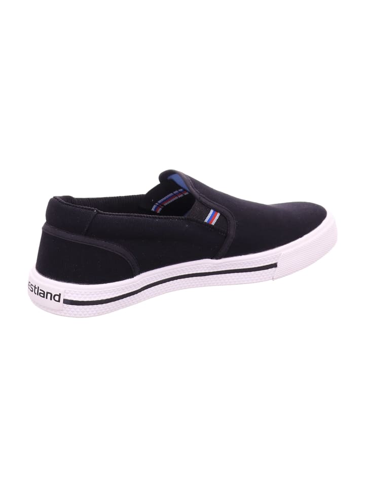 WESTLAND Sportliche Slipper in Schwarz günstig kaufen