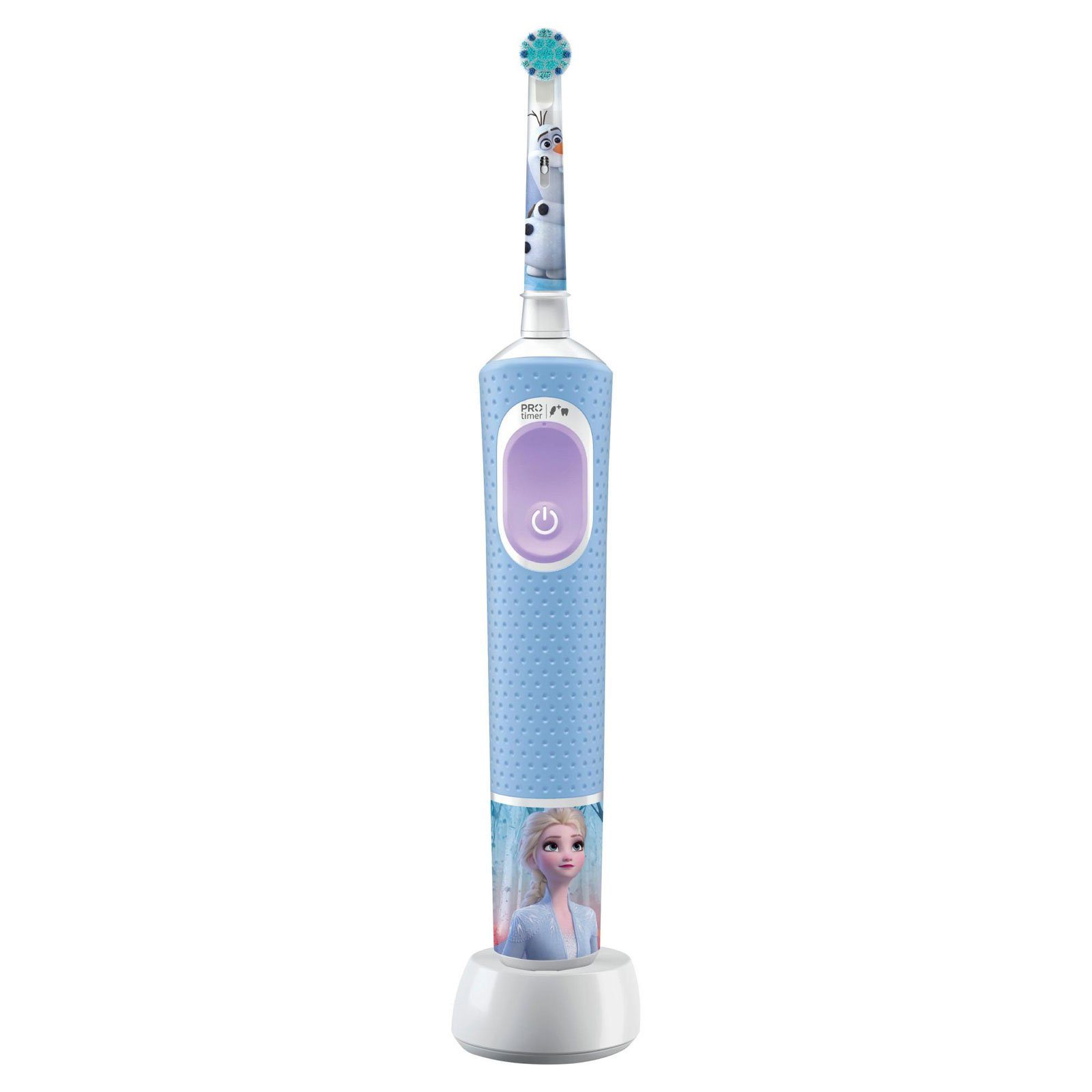 Braun Elektrische Zahnbürste Pro Kids  Frozen, 2 Putzprogramme, Wiederaufladbare Zahnbürste
