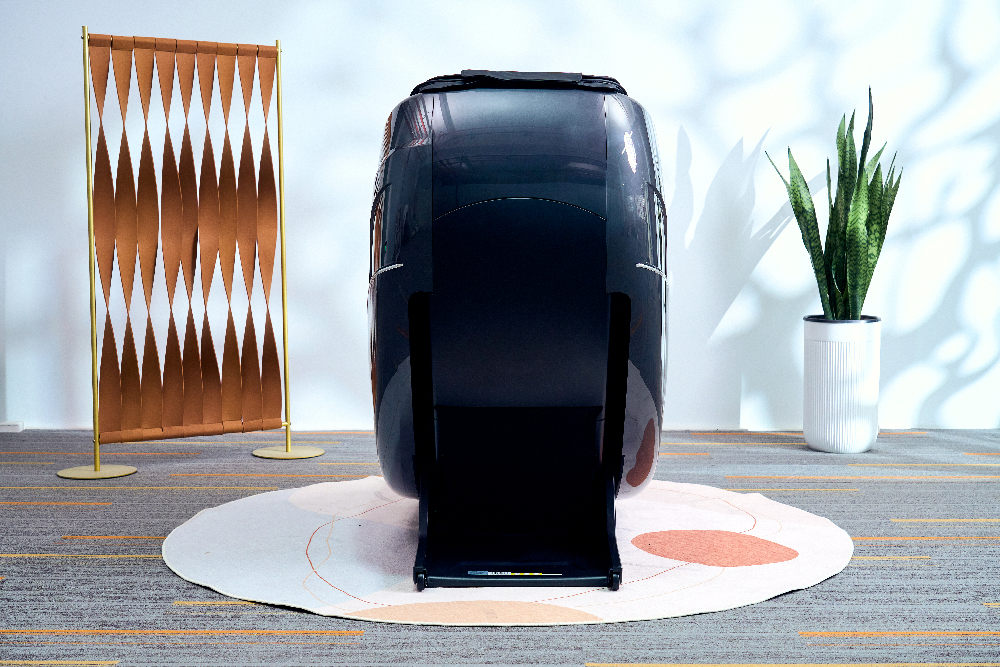 Happy Home Elektrischer Massagesessel mit Airbag & 3D-Massage-Mechanismus, Lautsprecher & Touchscreen-Display