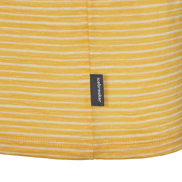 MEN MERINO LINEN SS TEE STRIPE Herren - Funktionsshirt