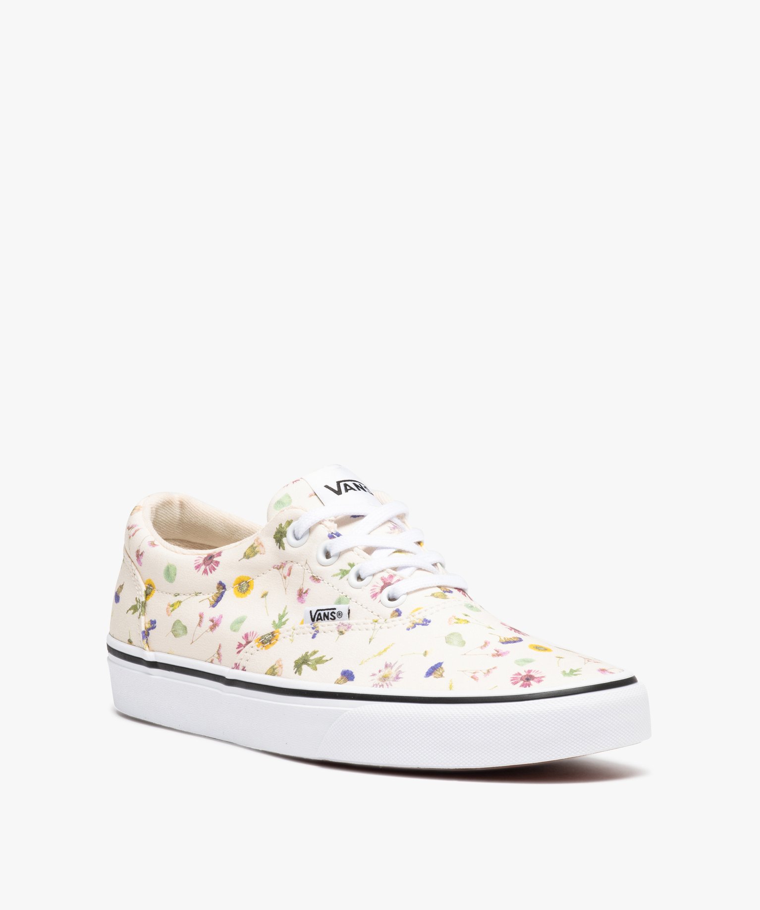 Baskets femme dessus en toile et à lacets - Vans imprime | GEMO