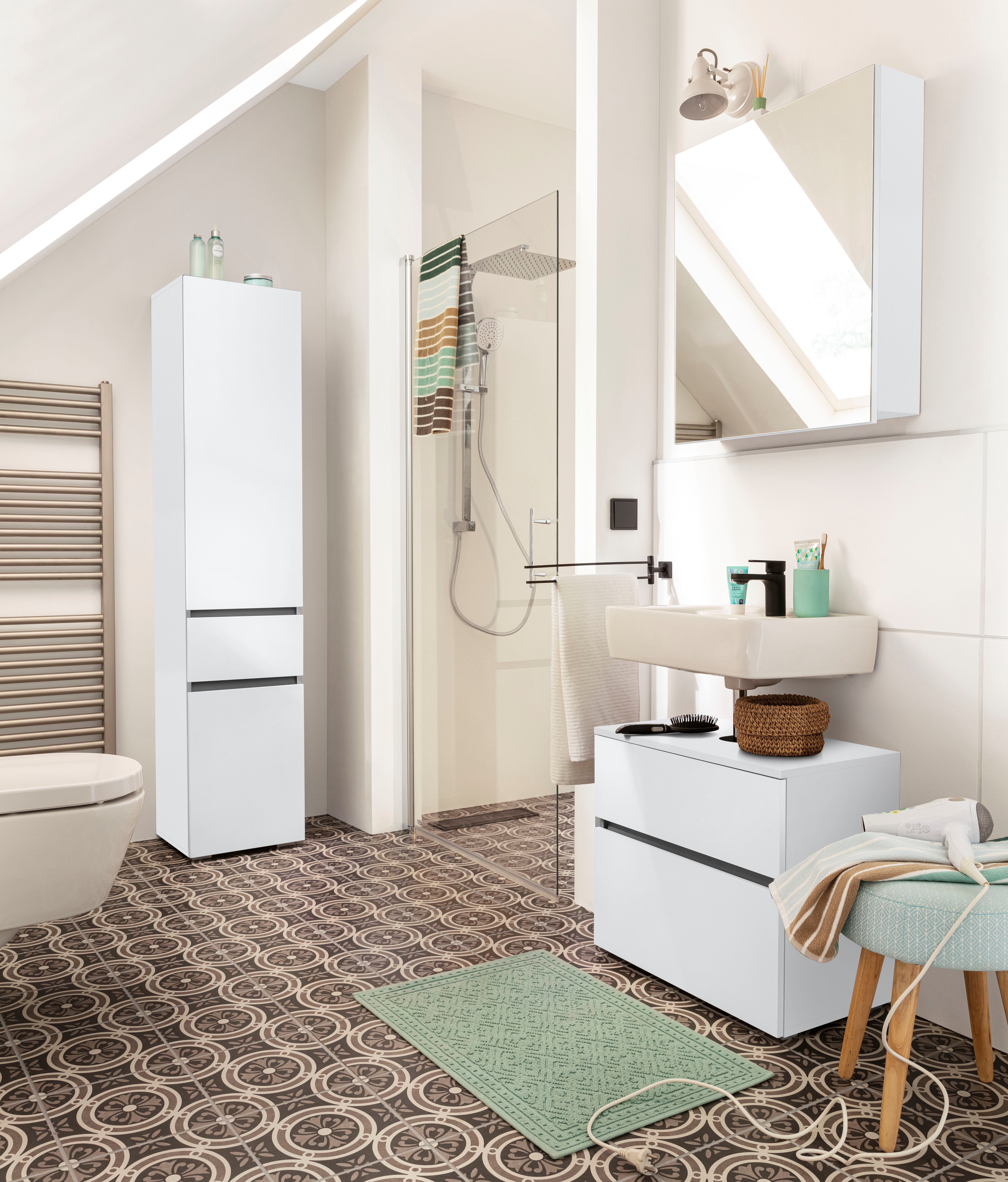 Home affaire Hochschrank Wisla Höhe 180 cm, mit Türen & Schubkasten