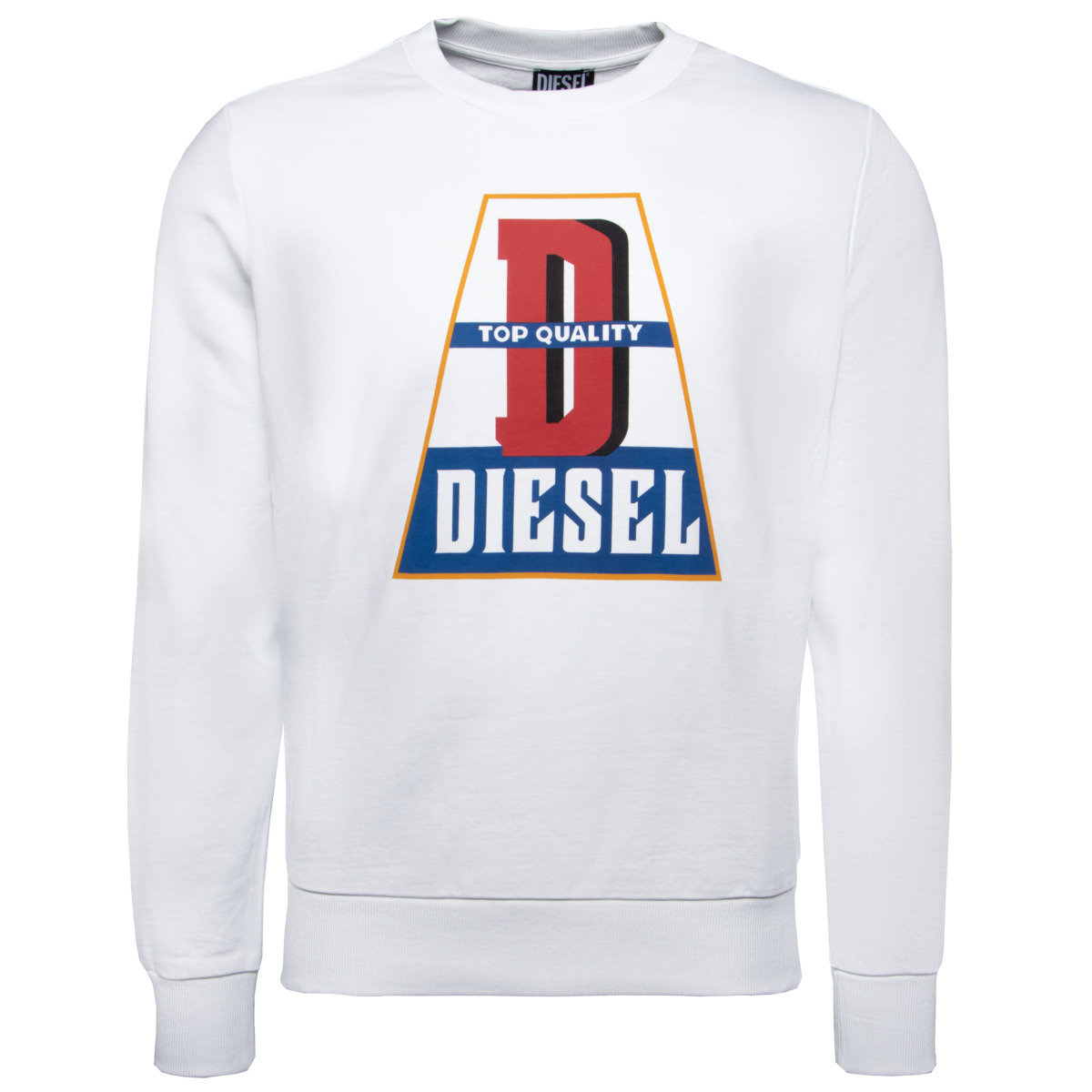 Diesel S-Ginn-K32 Sweatshirt weiss
