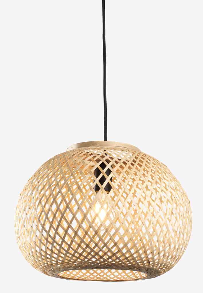 SIGVARD Lampa wisząca SIGVARD Ø35xW26cm bambus