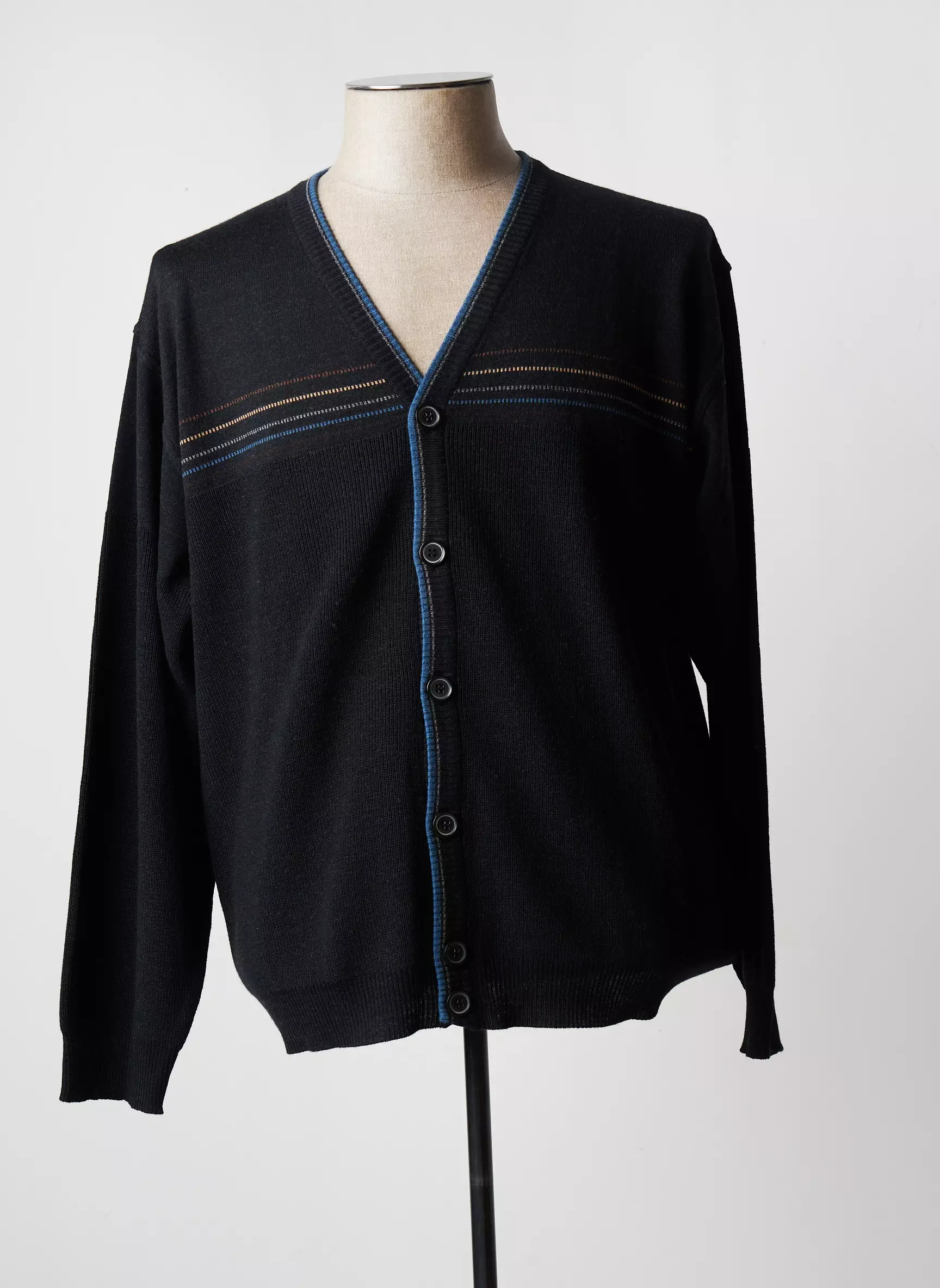 Enzo Lorenzo Cardigans Homme couleur noir