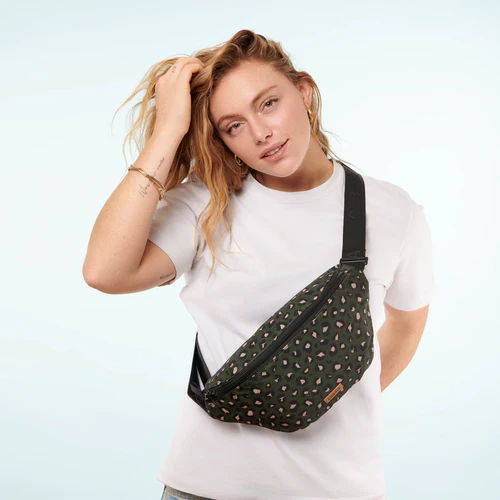 Large Gaya brown fanny pack