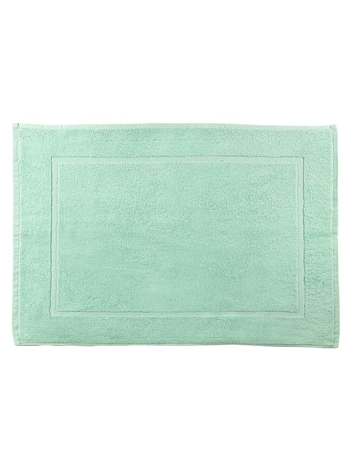 Soft by Perle de Coton Badematte in Türkis - (L)50 x (B)80 cm günstig kaufen 50x80 cm