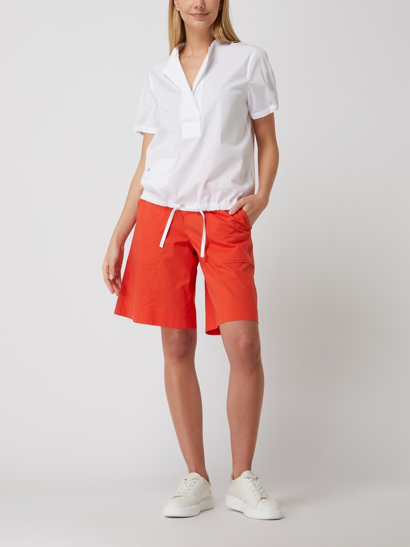 Bermudas mit Stretch-Anteil Modell 'Ida' in rot