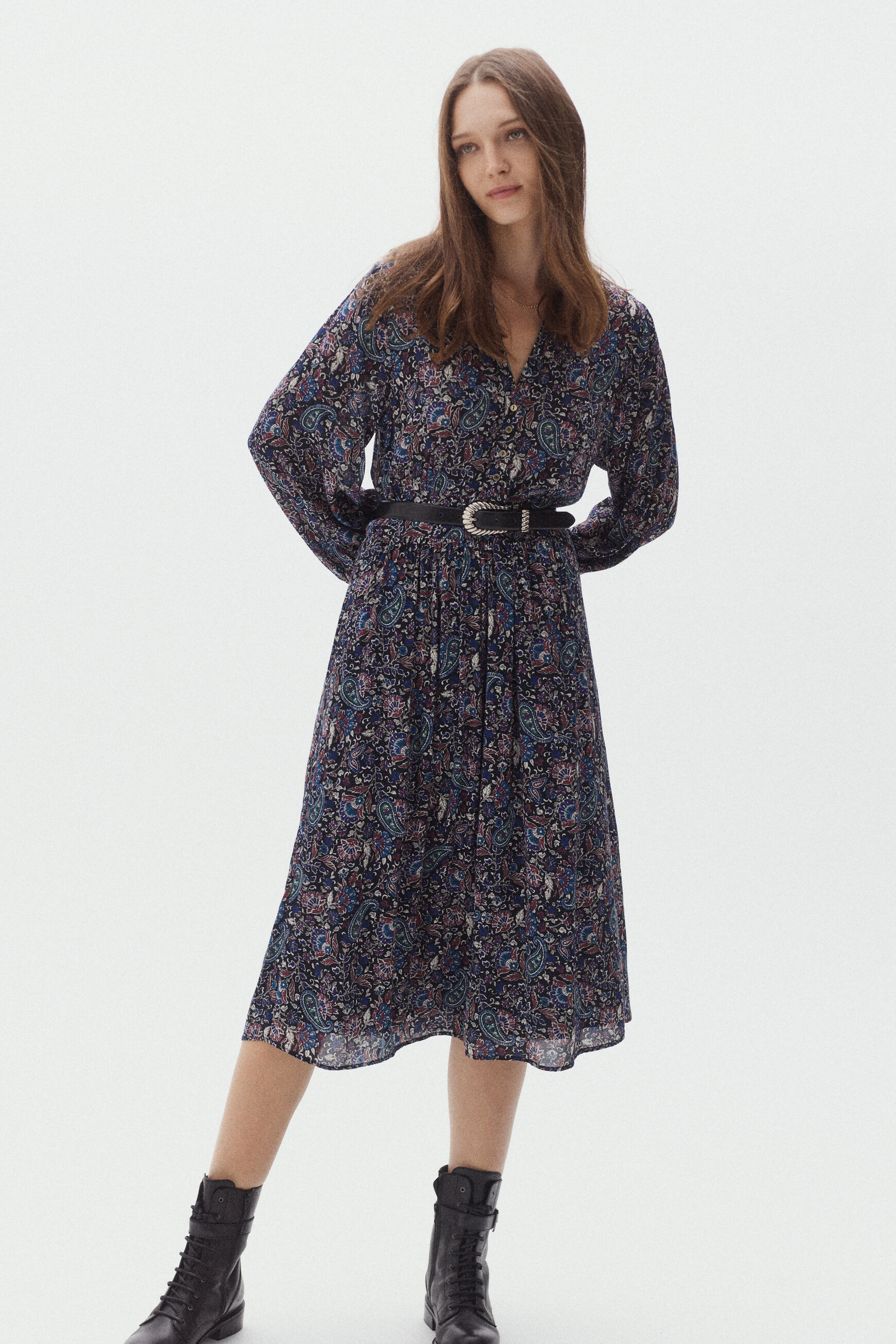 robe clarisse bleu marine femme