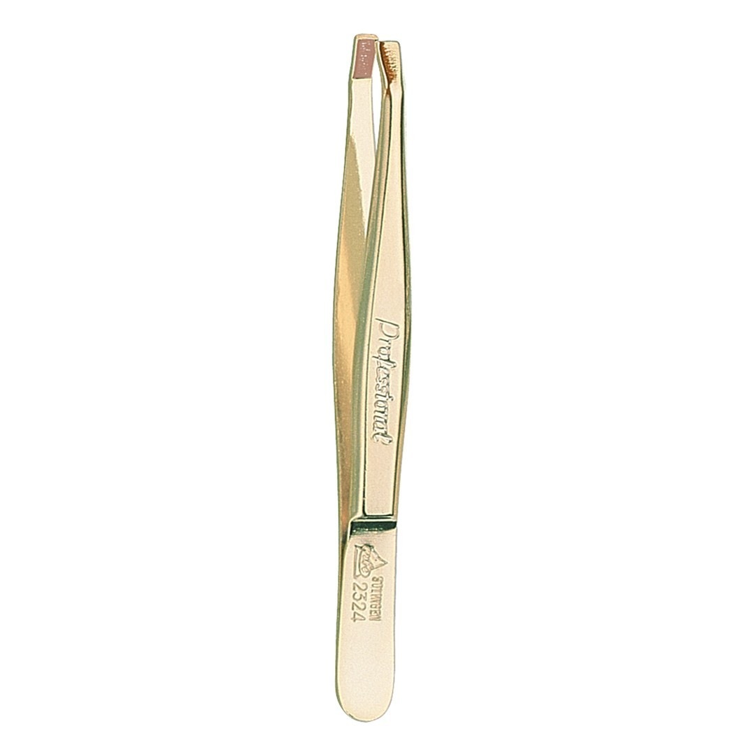 Pinzette Professional. gebogen. 9 cm