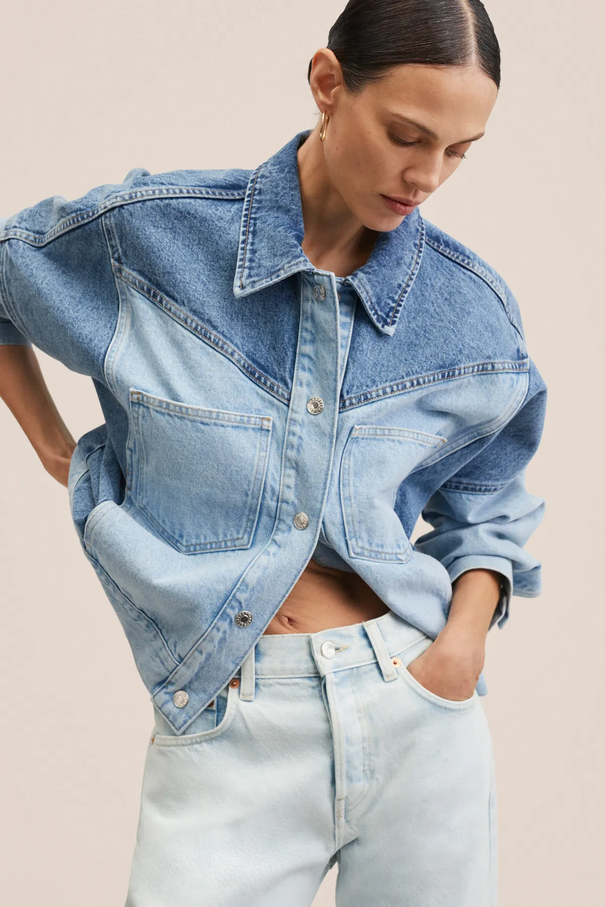MANGO  Blaue Damenjeans 27014764