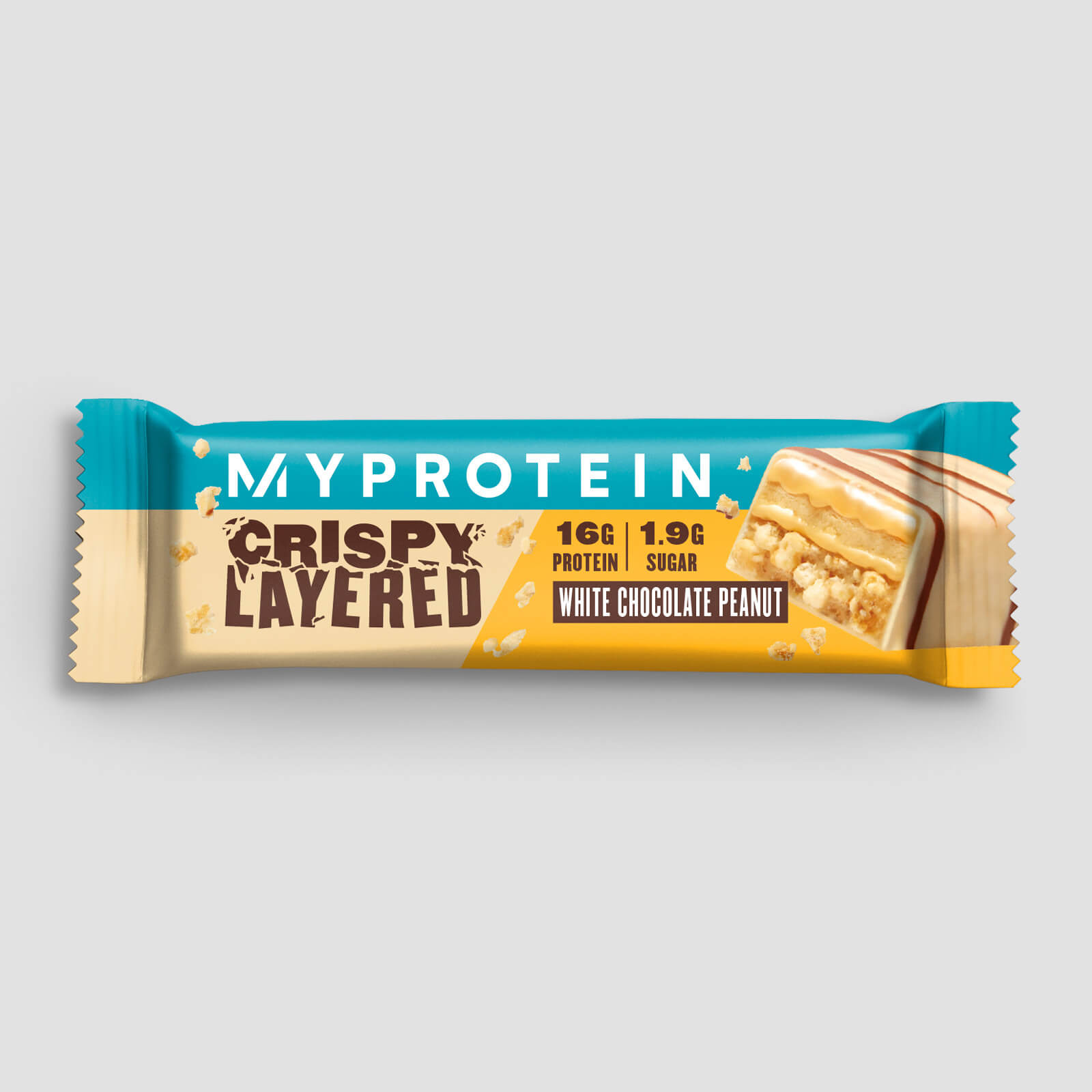 Crispy Layered Bar, White Chocolate Peanut, 12x58g