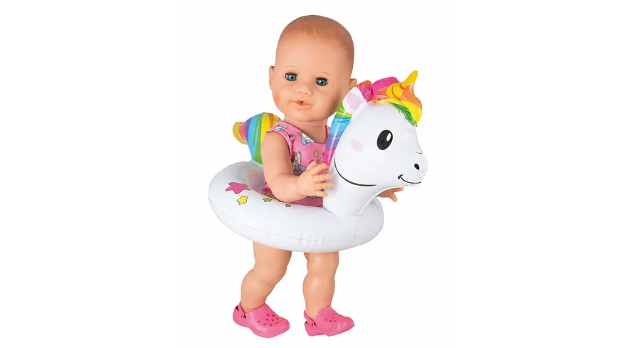 Heless - Schwimmset Einhorn Henri, Gr. 35-45 cm