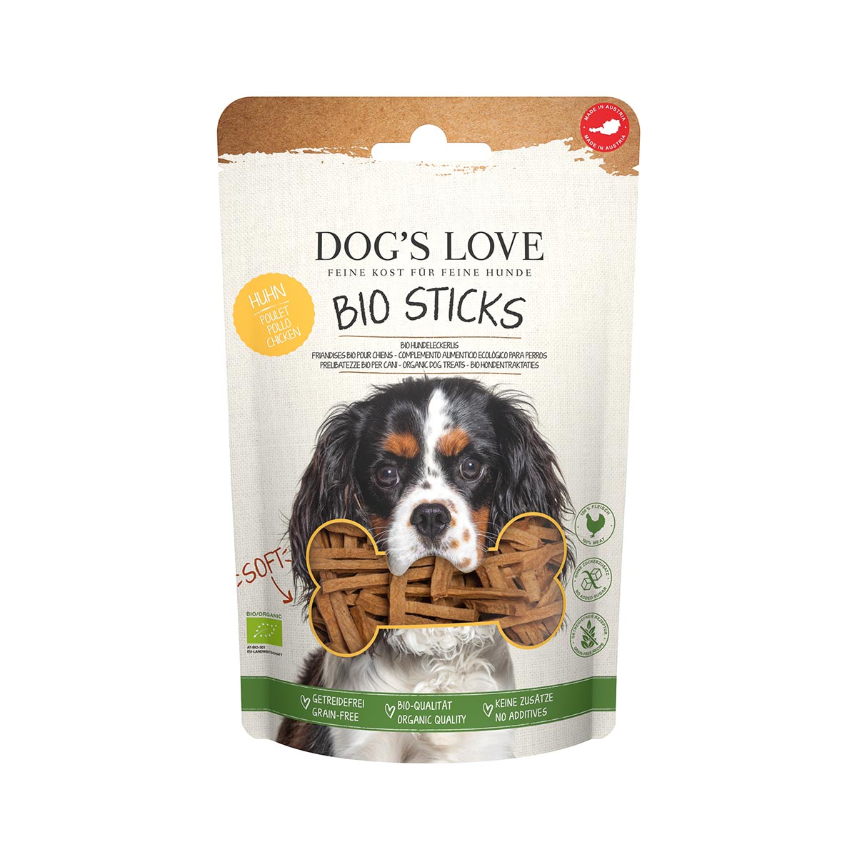 Dog's Love BIO STICKS Huhn 150g günstig kaufen bei ZooRoyal