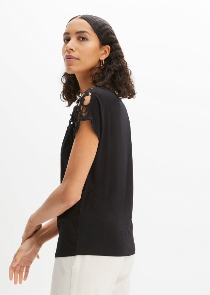 Shirt mit Spitze