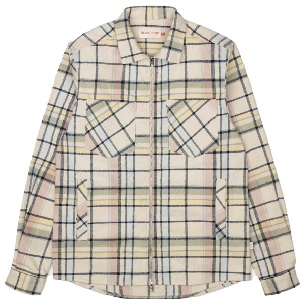 Revolution - Checked Overshirt Zip - Hemd