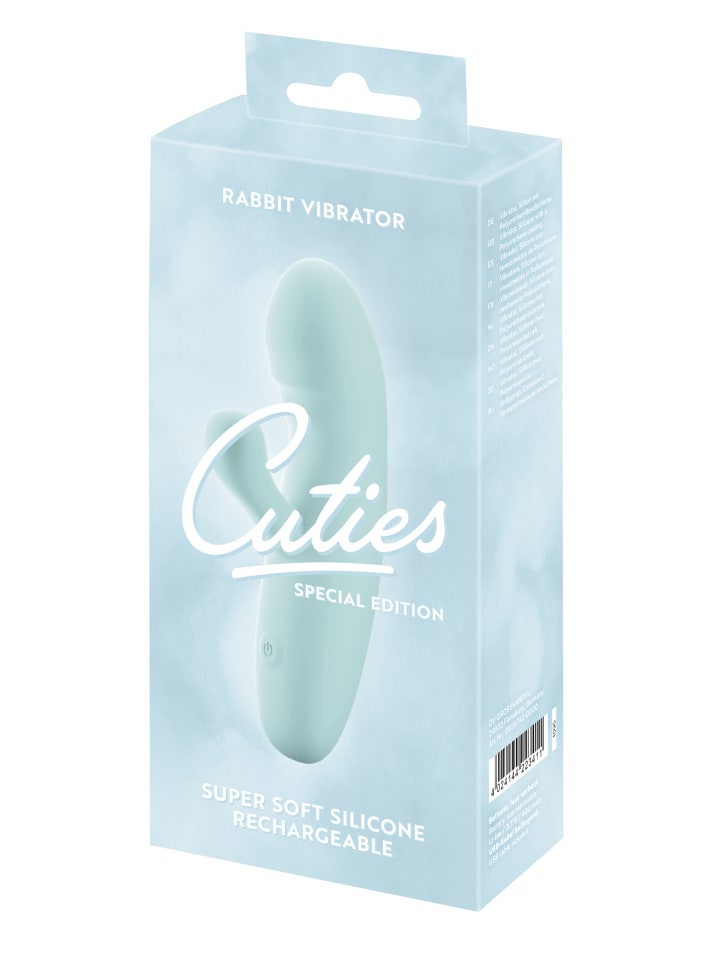 Cuties Vibrator Rabbit Vibrator in türkis günstig kaufen 15,5 cm