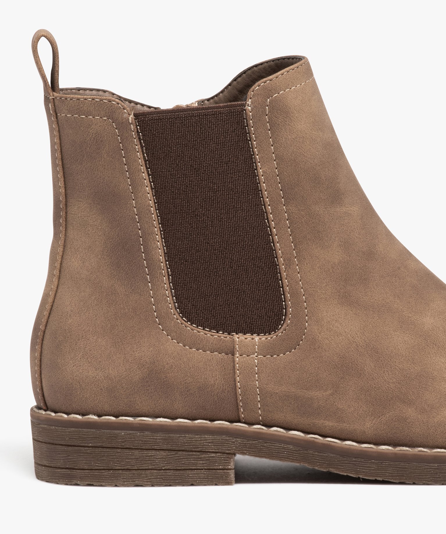 Boots Chelsea mates femme taupe | GEMO