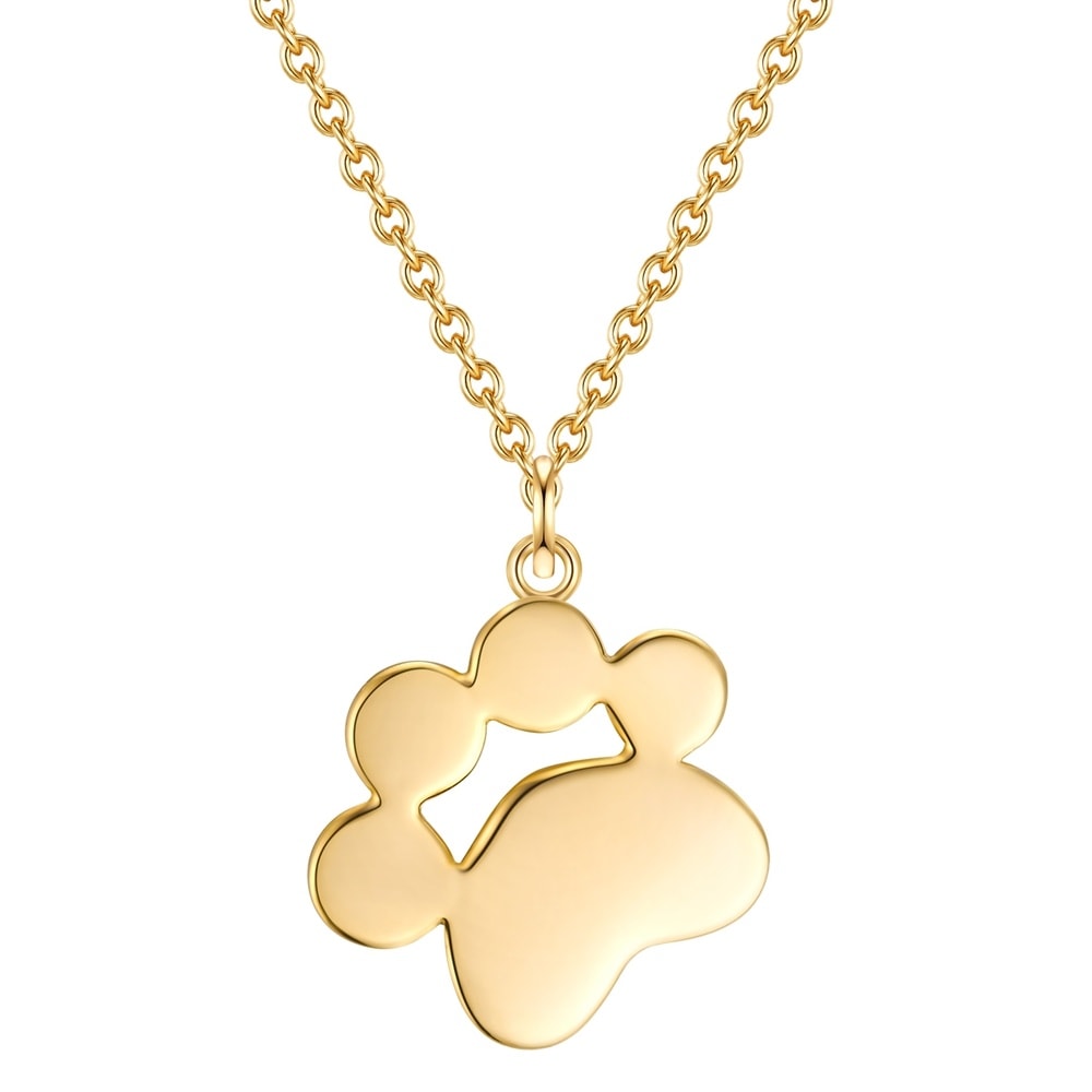 Rafaela Donata Chaîne Patte Argent sterling en Or jaune collier