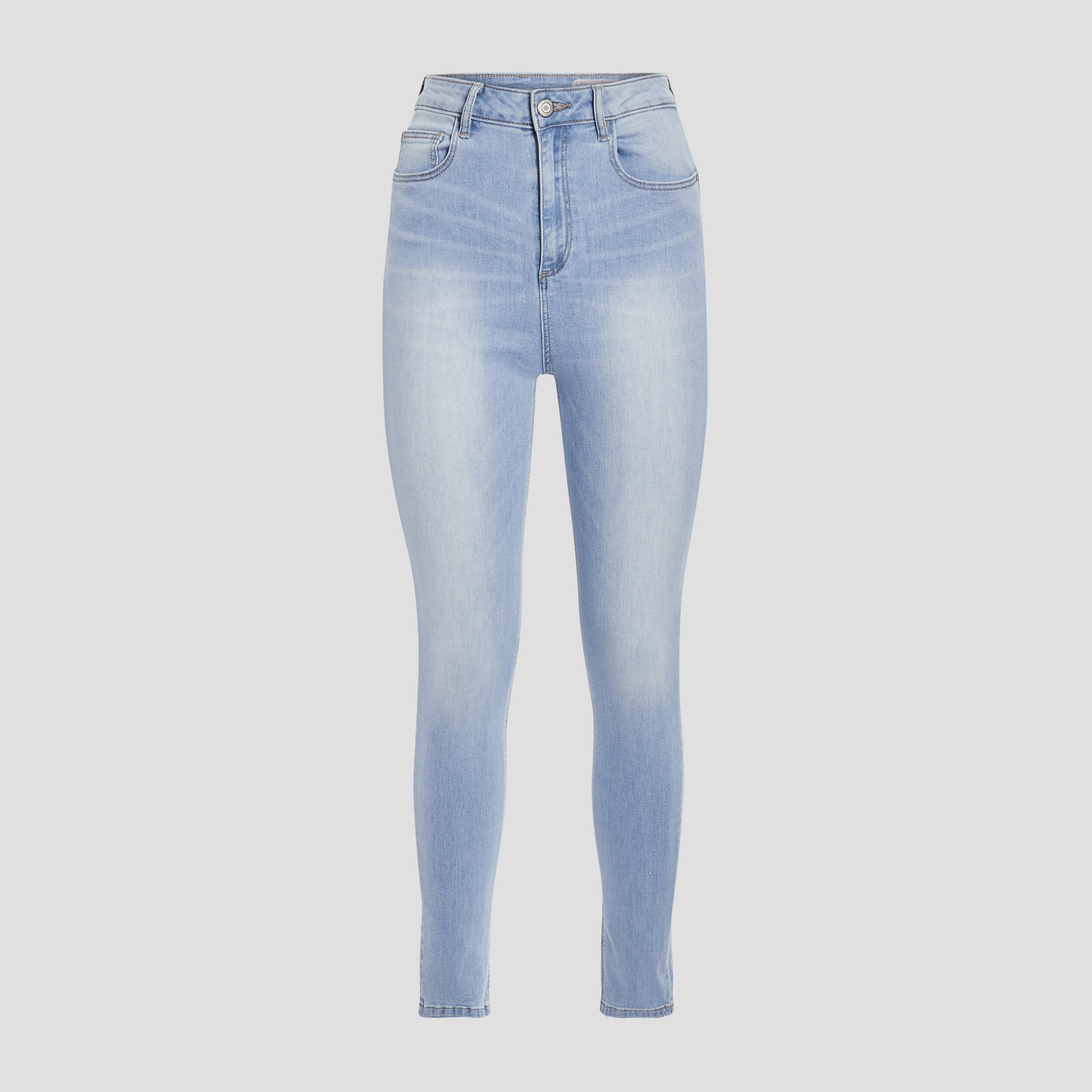 Jeans slim taille haute denim double stone femme | La Halle