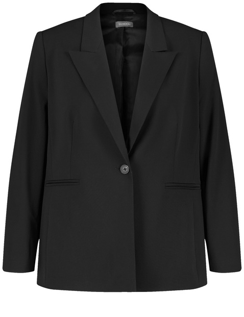 Klassischer Blazer mit Paspeltaschen