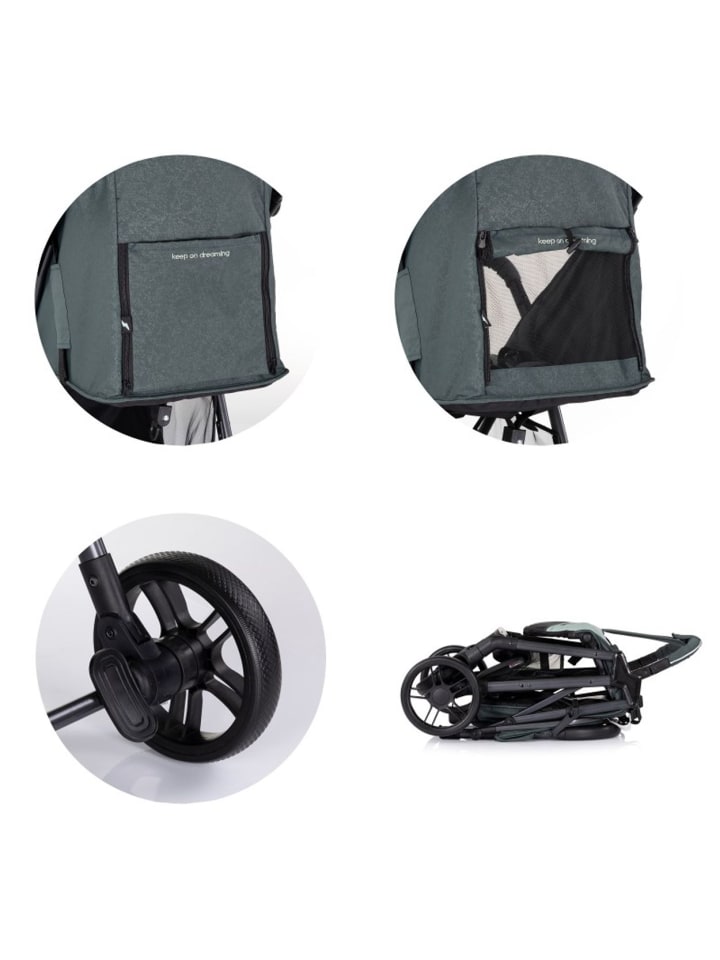 Chipolino Kinderwagen Sparkle Buggy in grün günstig kaufen onesize