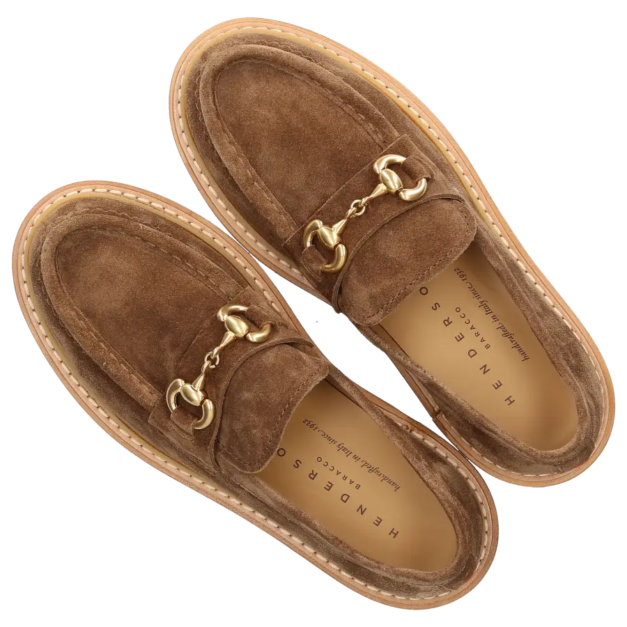 Henderson - Loafer BICE Veloursleder - braun