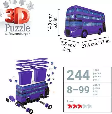 3D Puzzle Harry Potter Knight Bus