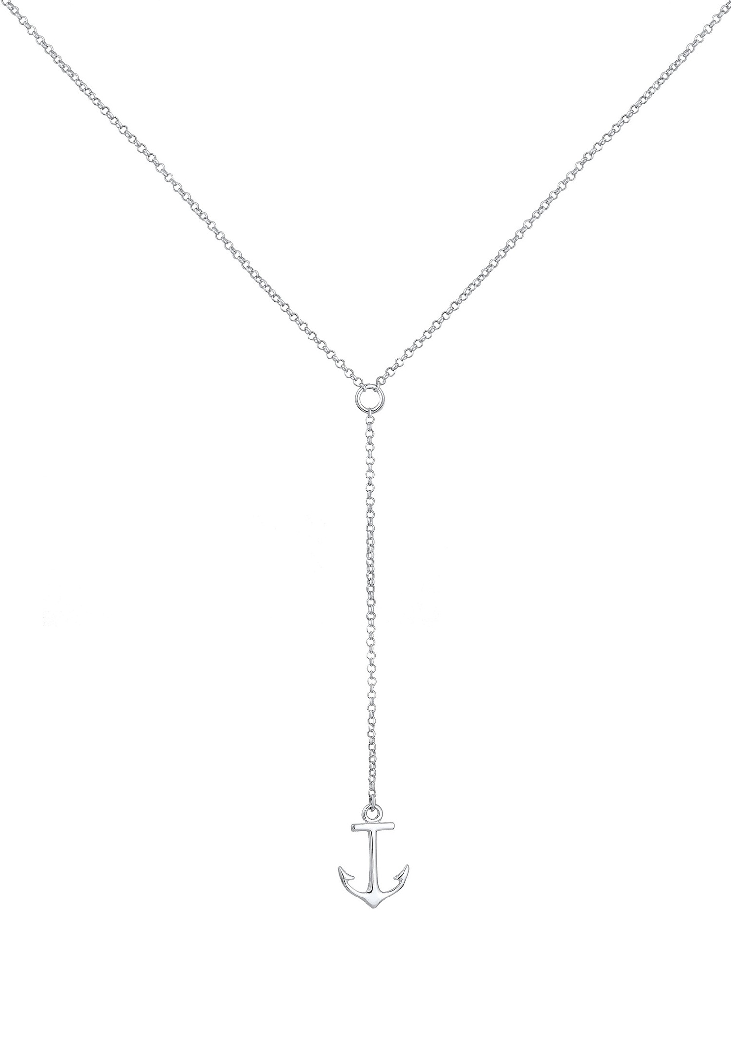 Collana a catena Elli YAnchor da donna (925/1000) Argento