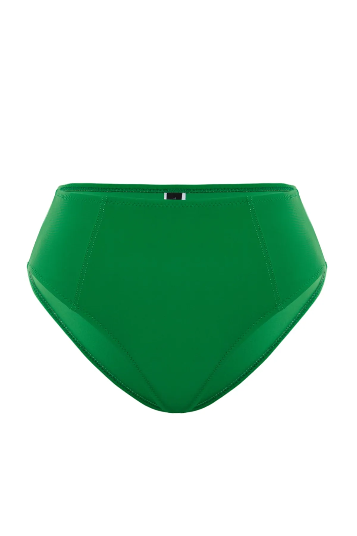 Trendyol Collection  Grüne Bikinihose mit hoher Taille und normalem Beinverlauf TBESS21BA0387