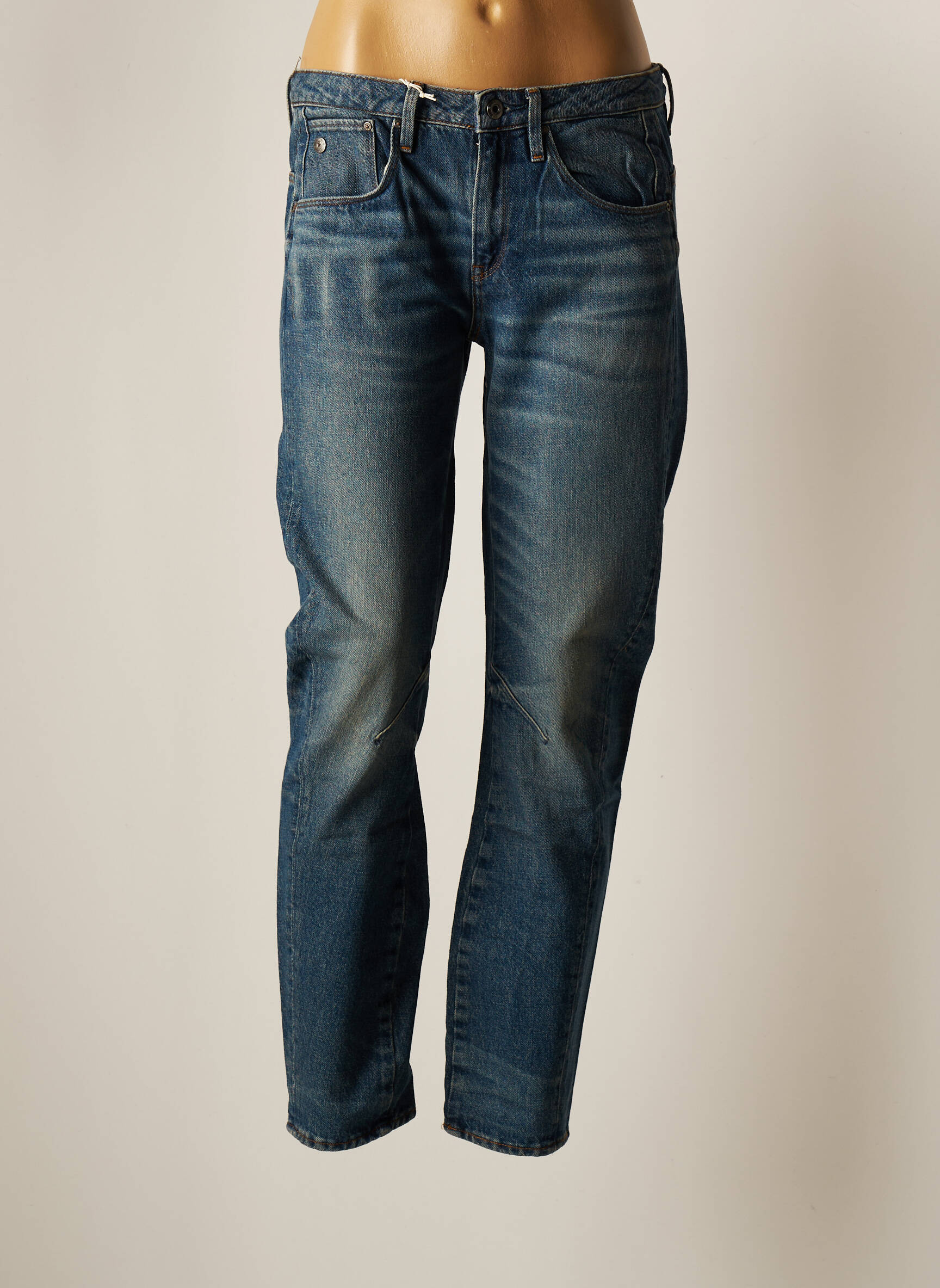Raw 7 Jeans Coupe Large Femme couleur bleu