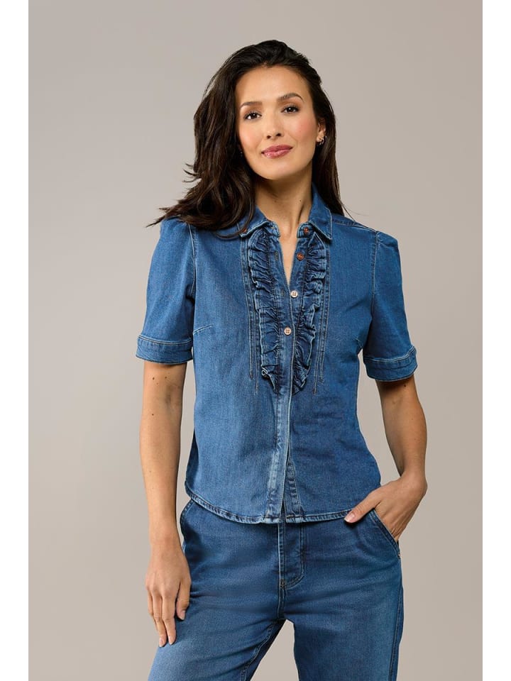 Mart Visser Caroline Tensen Brighton Jeansbluse Mittelblauer Denim günstig kaufen 42