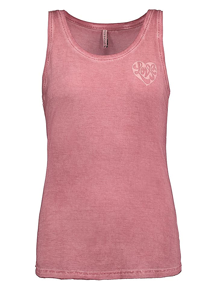 Stitch & Soul Top in Rosa günstig kaufen M